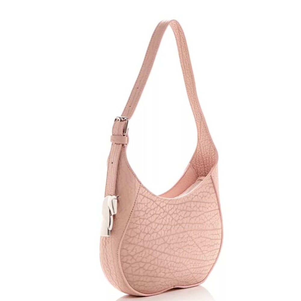Burberry Women's "Small Chess" Pebbled Leather Hobo Handbag Shoulder Bag Horse